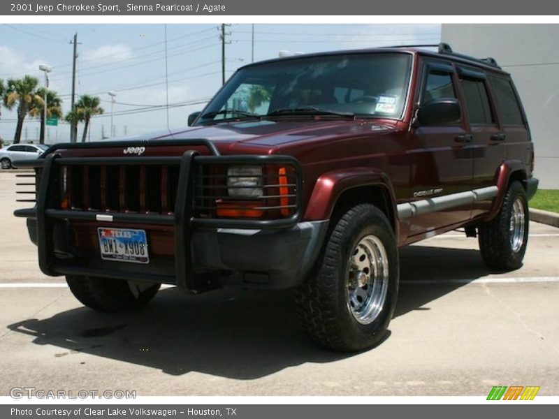 Sienna Pearlcoat / Agate 2001 Jeep Cherokee Sport