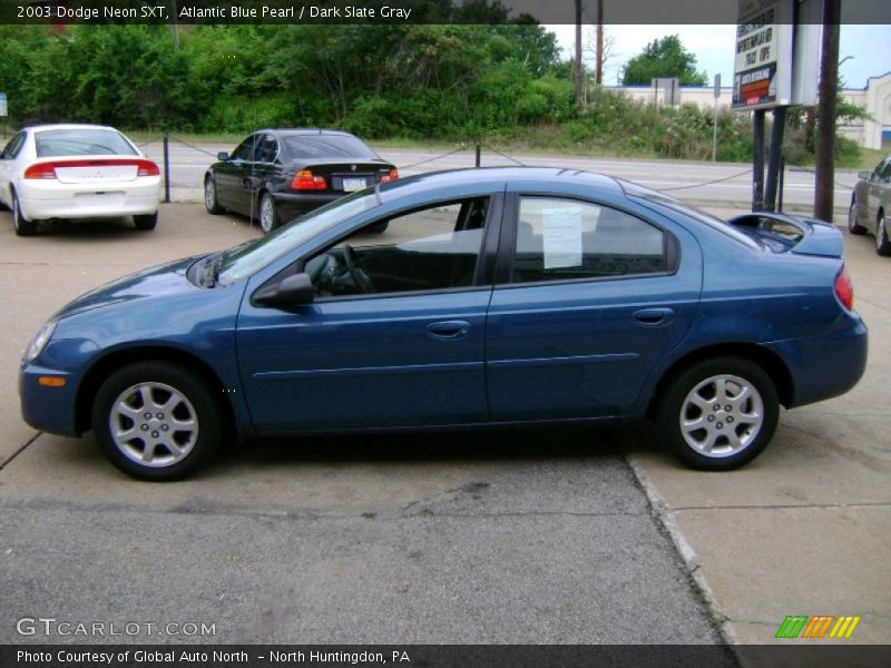 Atlantic Blue Pearl / Dark Slate Gray 2003 Dodge Neon SXT