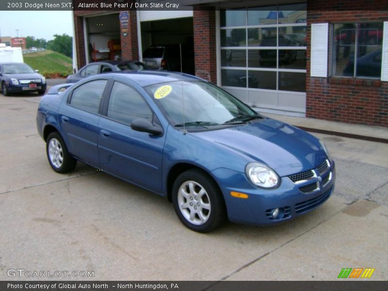 Atlantic Blue Pearl / Dark Slate Gray 2003 Dodge Neon SXT