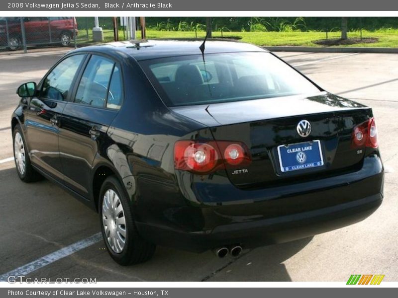 Black / Anthracite Black 2008 Volkswagen Jetta S Sedan