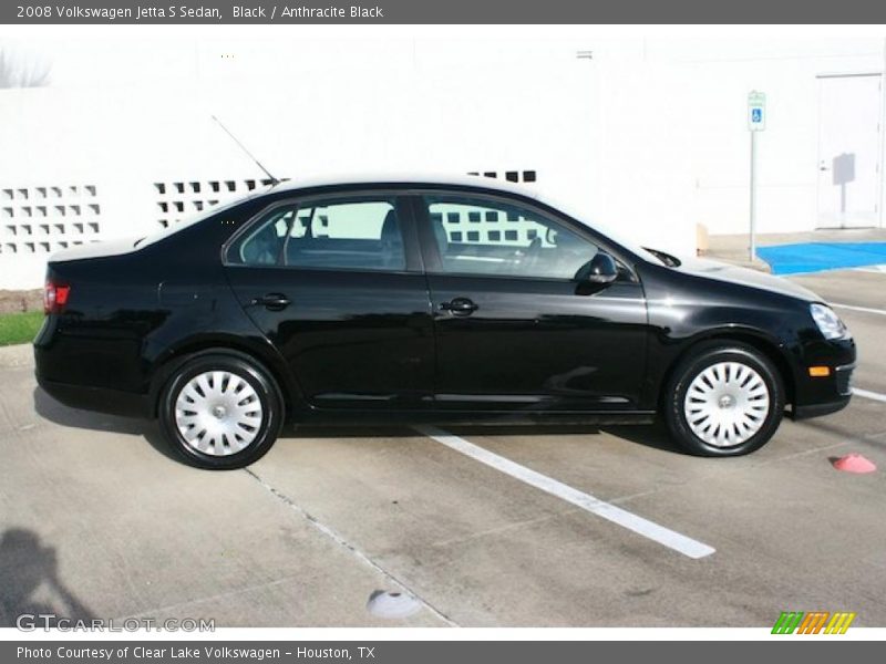 Black / Anthracite Black 2008 Volkswagen Jetta S Sedan