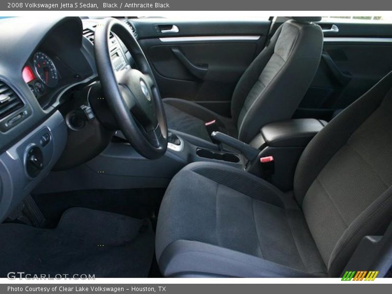 Black / Anthracite Black 2008 Volkswagen Jetta S Sedan