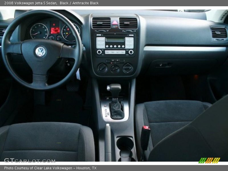 Black / Anthracite Black 2008 Volkswagen Jetta S Sedan