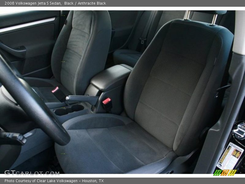 Black / Anthracite Black 2008 Volkswagen Jetta S Sedan