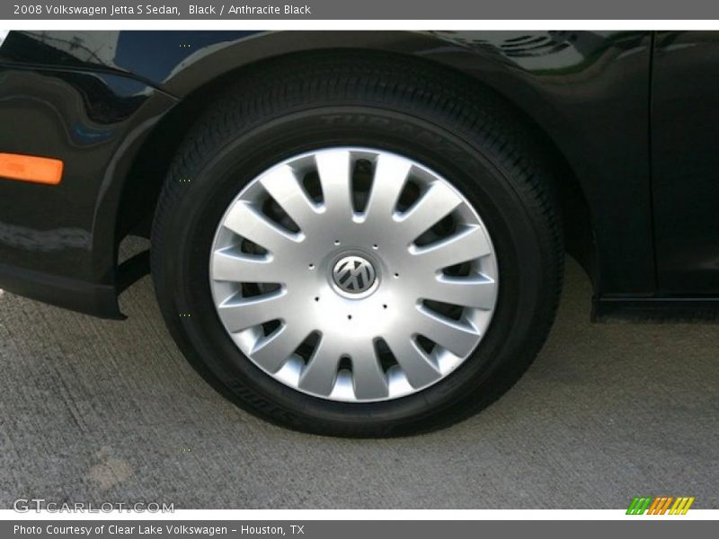 Black / Anthracite Black 2008 Volkswagen Jetta S Sedan