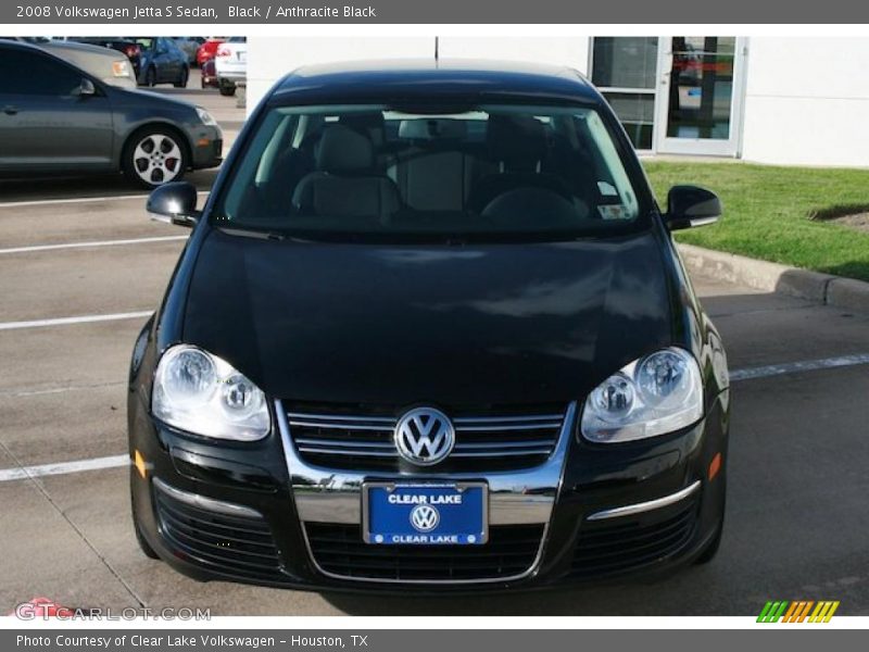 Black / Anthracite Black 2008 Volkswagen Jetta S Sedan