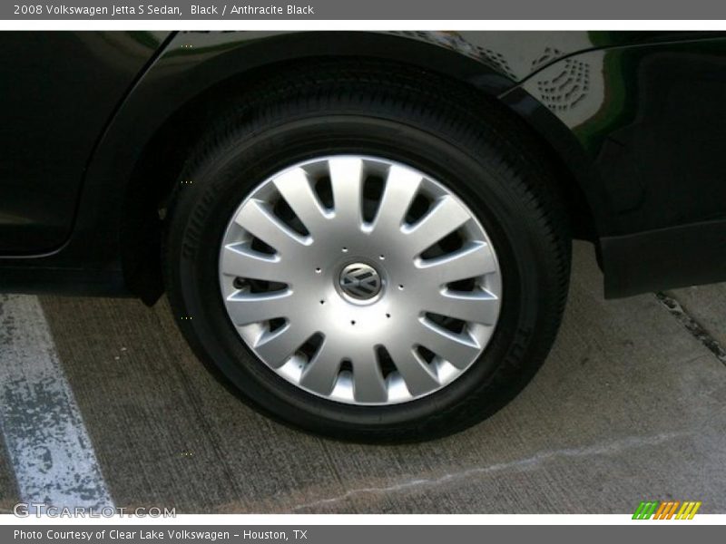 Black / Anthracite Black 2008 Volkswagen Jetta S Sedan