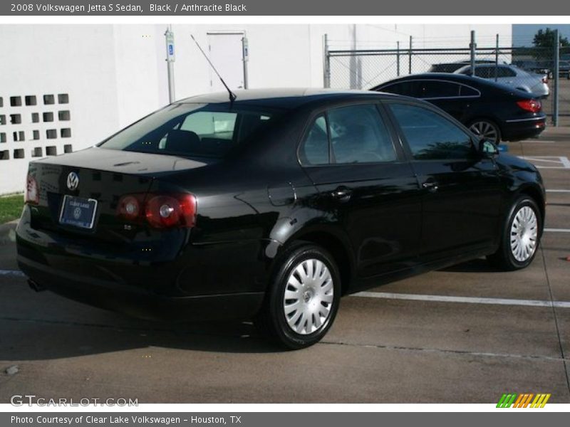 Black / Anthracite Black 2008 Volkswagen Jetta S Sedan