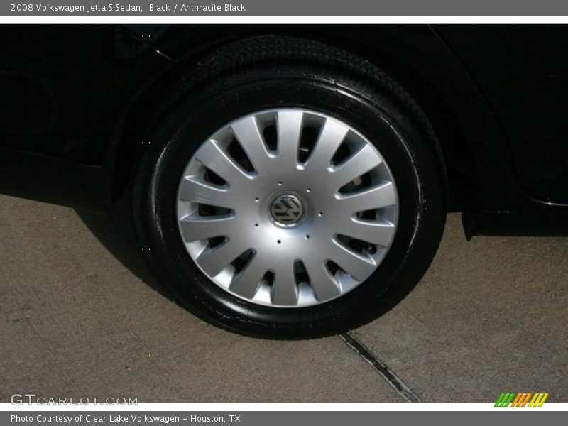 Black / Anthracite Black 2008 Volkswagen Jetta S Sedan