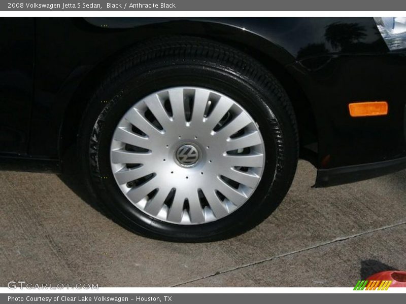 Black / Anthracite Black 2008 Volkswagen Jetta S Sedan