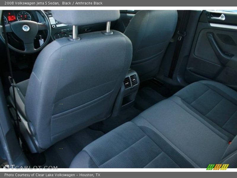 Black / Anthracite Black 2008 Volkswagen Jetta S Sedan