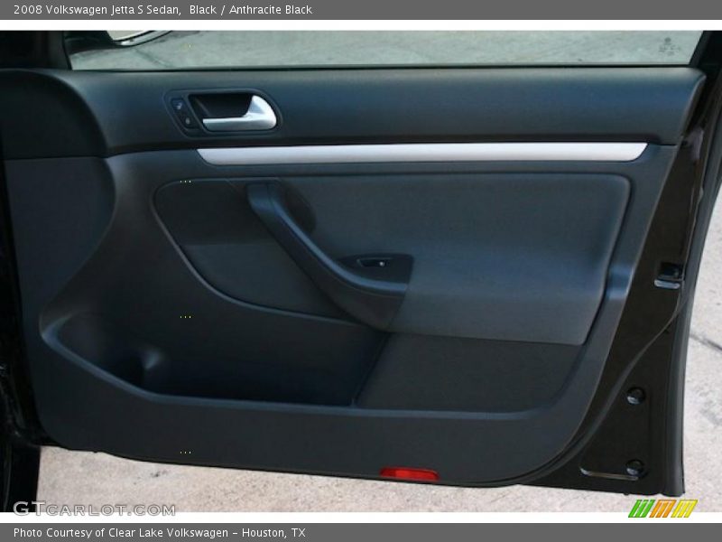 Black / Anthracite Black 2008 Volkswagen Jetta S Sedan