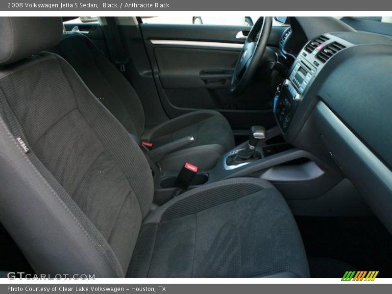Black / Anthracite Black 2008 Volkswagen Jetta S Sedan