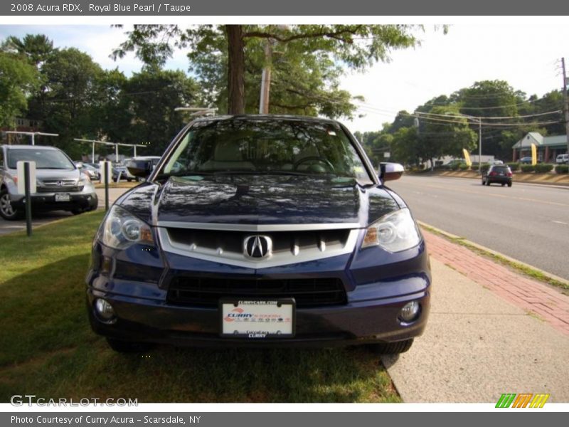 Royal Blue Pearl / Taupe 2008 Acura RDX