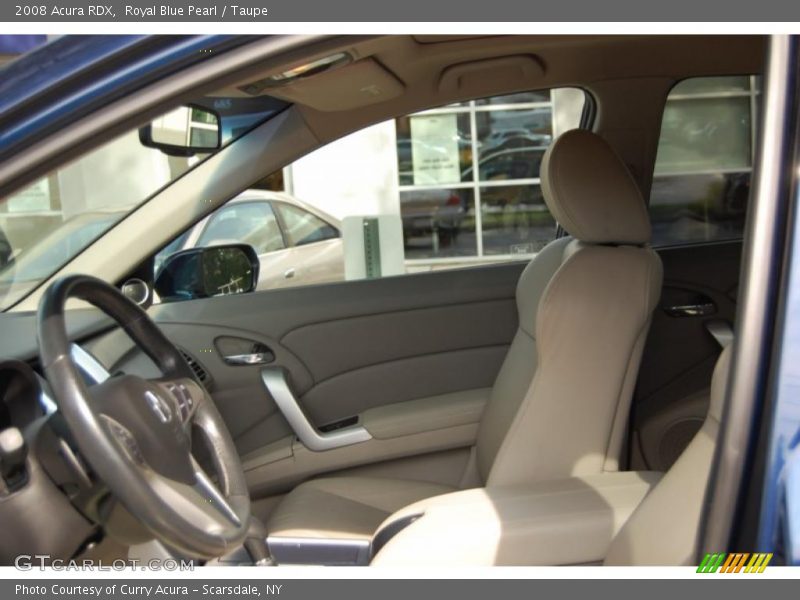 Royal Blue Pearl / Taupe 2008 Acura RDX