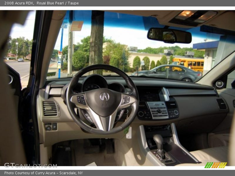 Royal Blue Pearl / Taupe 2008 Acura RDX