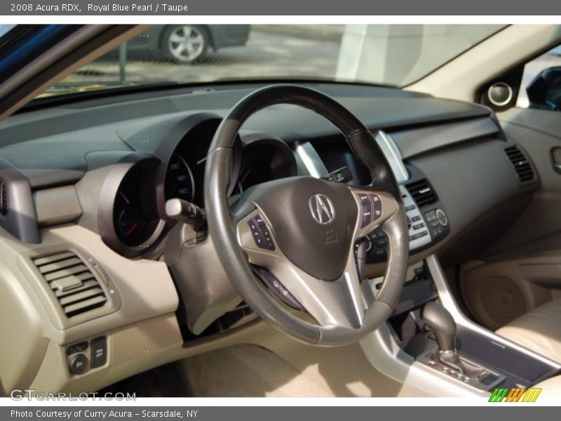 Royal Blue Pearl / Taupe 2008 Acura RDX