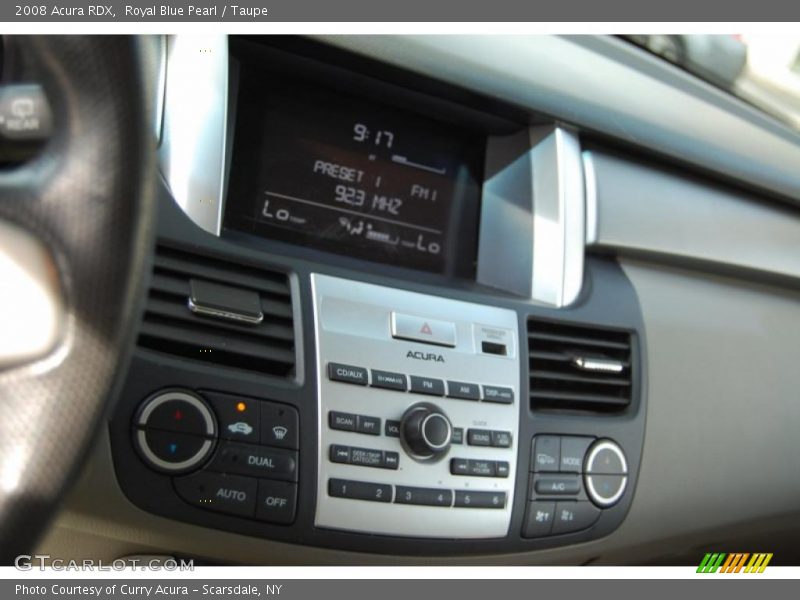 Royal Blue Pearl / Taupe 2008 Acura RDX