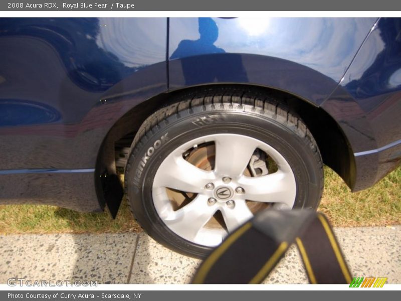 Royal Blue Pearl / Taupe 2008 Acura RDX
