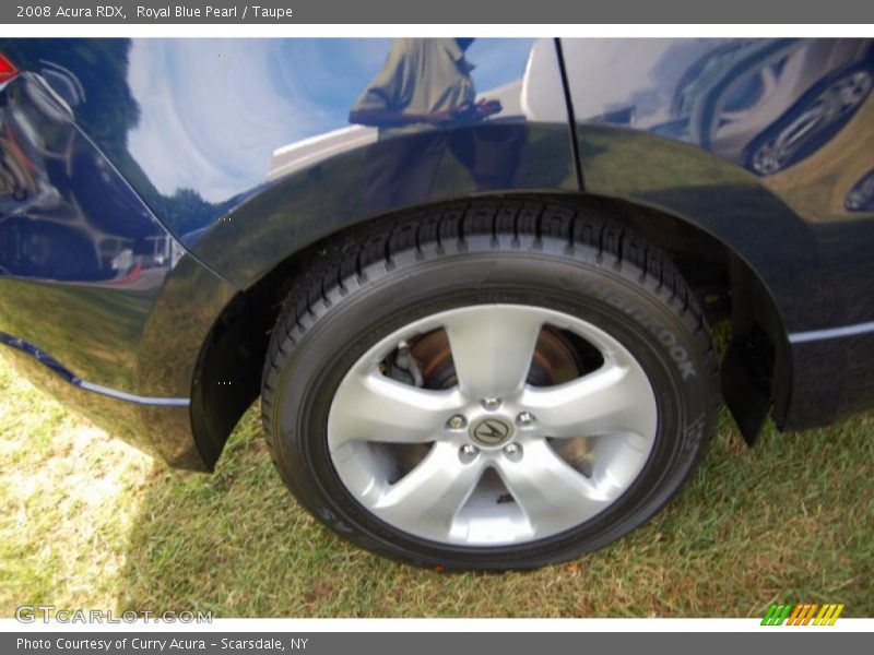Royal Blue Pearl / Taupe 2008 Acura RDX