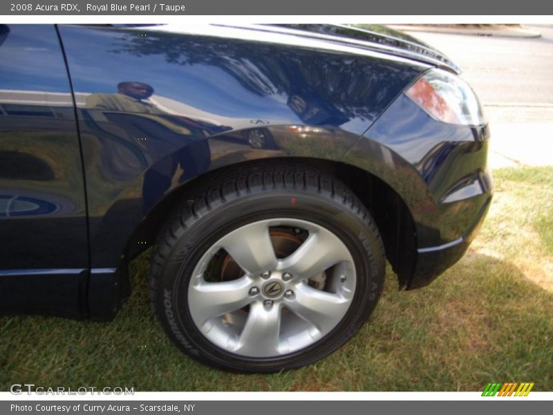 Royal Blue Pearl / Taupe 2008 Acura RDX