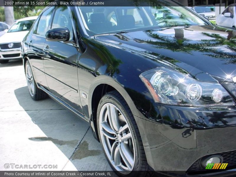 Black Obsidian / Graphite 2007 Infiniti M 35 Sport Sedan