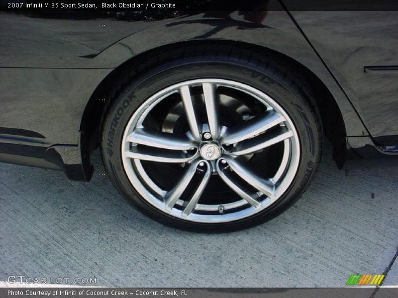 Black Obsidian / Graphite 2007 Infiniti M 35 Sport Sedan