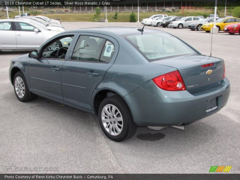 Silver Moss Metallic / Gray 2010 Chevrolet Cobalt LT Sedan