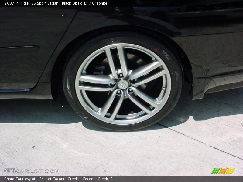 Black Obsidian / Graphite 2007 Infiniti M 35 Sport Sedan