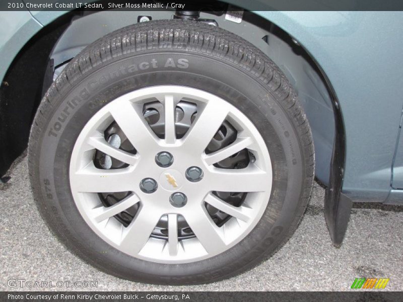Silver Moss Metallic / Gray 2010 Chevrolet Cobalt LT Sedan
