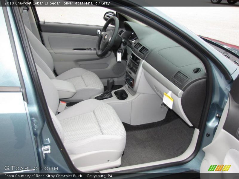 Silver Moss Metallic / Gray 2010 Chevrolet Cobalt LT Sedan
