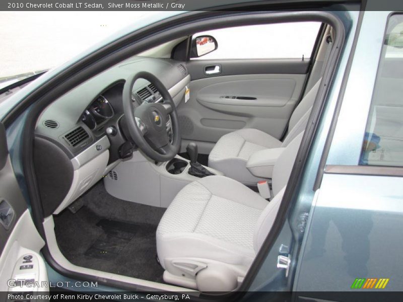 Silver Moss Metallic / Gray 2010 Chevrolet Cobalt LT Sedan