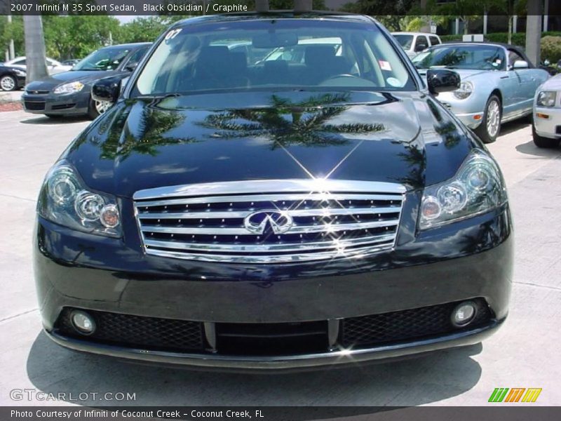 Black Obsidian / Graphite 2007 Infiniti M 35 Sport Sedan