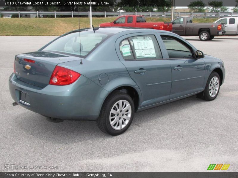Silver Moss Metallic / Gray 2010 Chevrolet Cobalt LT Sedan