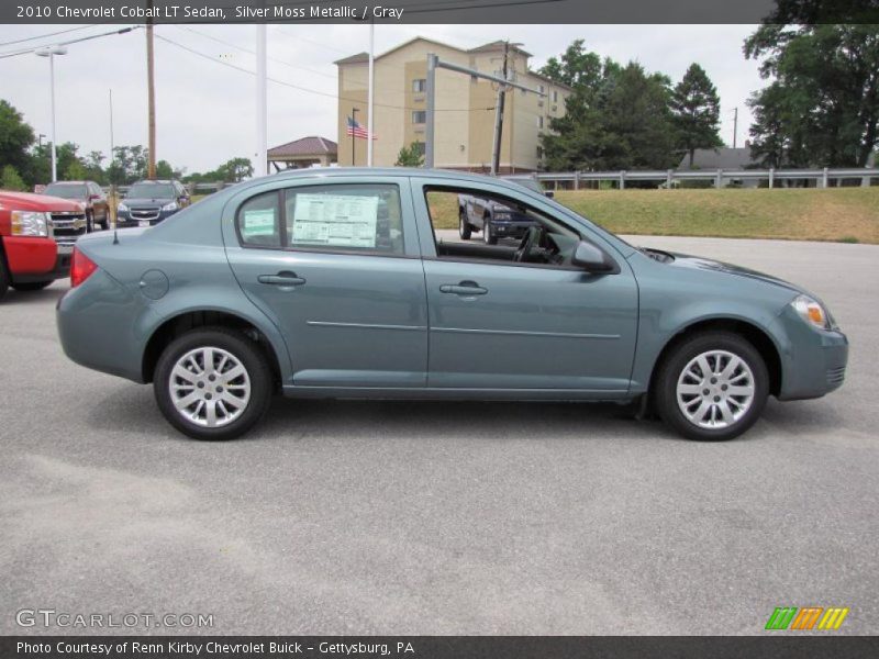 Silver Moss Metallic / Gray 2010 Chevrolet Cobalt LT Sedan