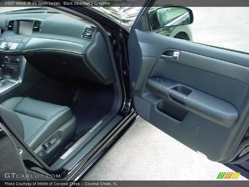 Black Obsidian / Graphite 2007 Infiniti M 35 Sport Sedan