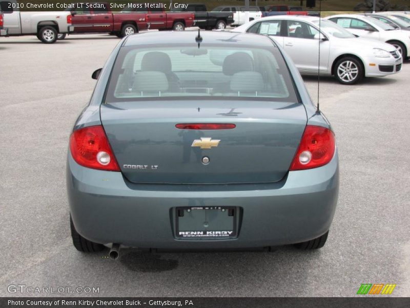 Silver Moss Metallic / Gray 2010 Chevrolet Cobalt LT Sedan