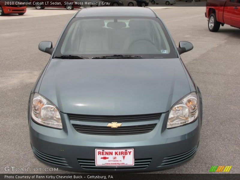 Silver Moss Metallic / Gray 2010 Chevrolet Cobalt LT Sedan