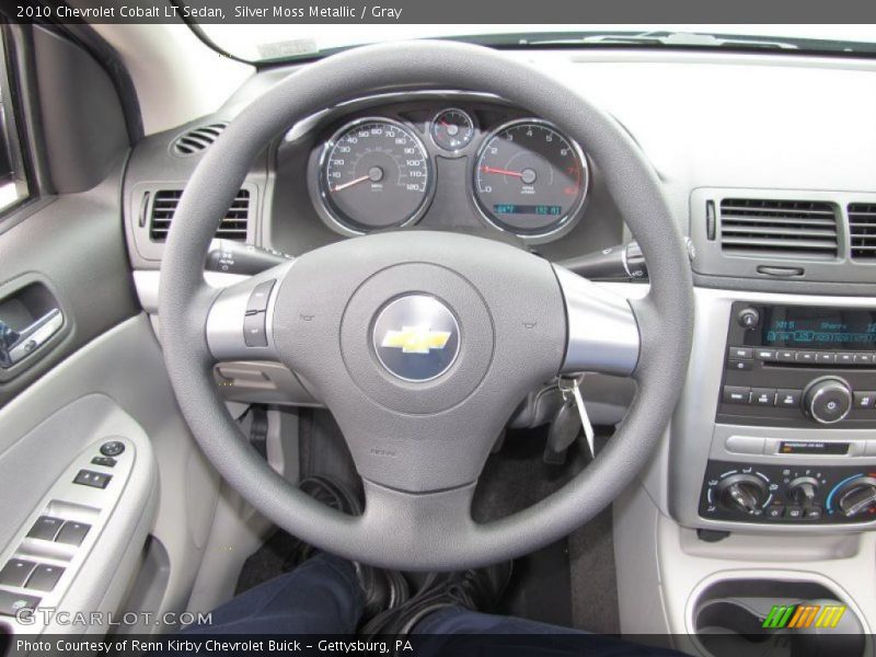 Silver Moss Metallic / Gray 2010 Chevrolet Cobalt LT Sedan