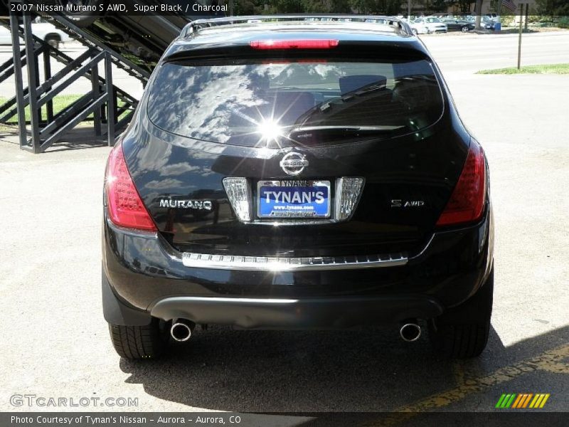 Super Black / Charcoal 2007 Nissan Murano S AWD