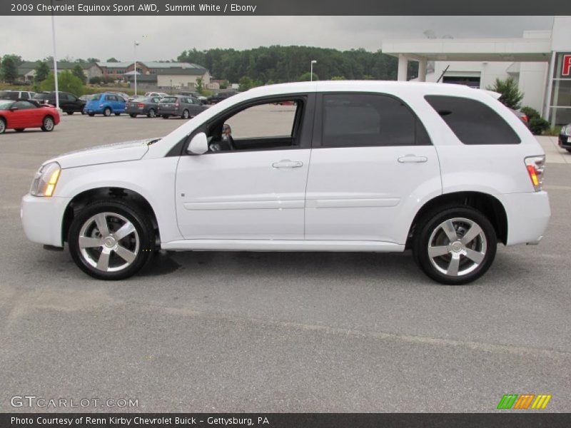 Summit White / Ebony 2009 Chevrolet Equinox Sport AWD