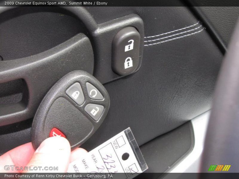 Summit White / Ebony 2009 Chevrolet Equinox Sport AWD