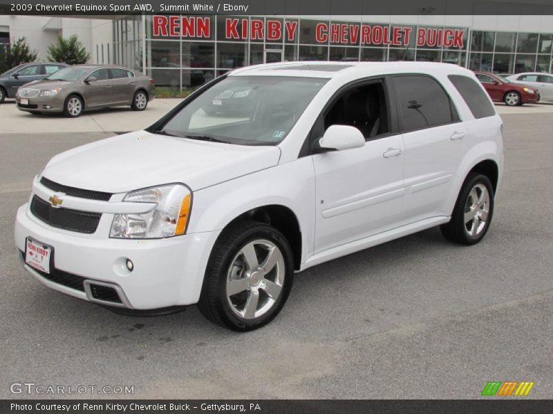 Summit White / Ebony 2009 Chevrolet Equinox Sport AWD