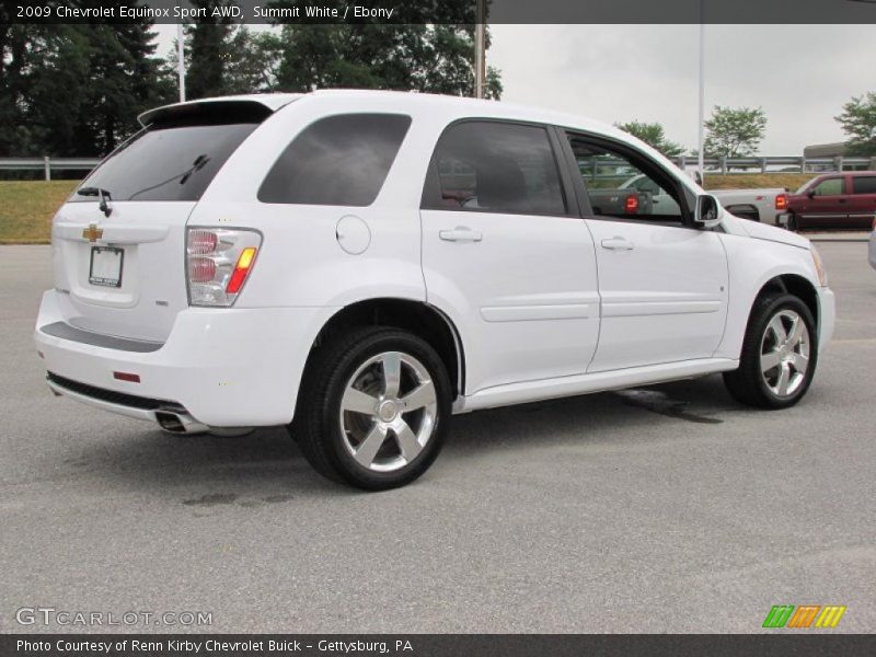 Summit White / Ebony 2009 Chevrolet Equinox Sport AWD