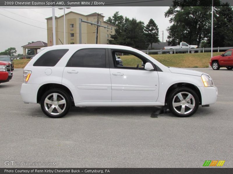 Summit White / Ebony 2009 Chevrolet Equinox Sport AWD