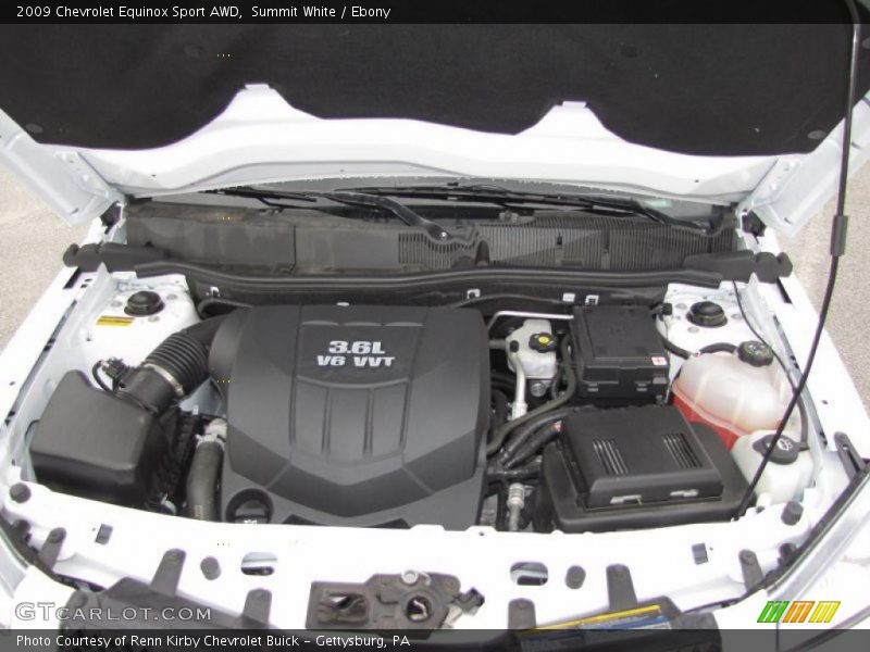 Summit White / Ebony 2009 Chevrolet Equinox Sport AWD