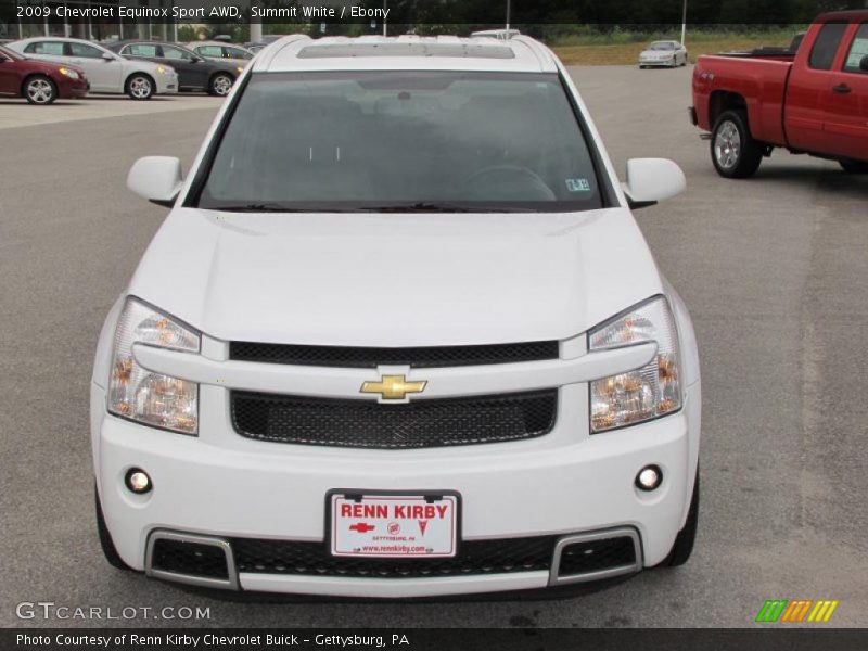 Summit White / Ebony 2009 Chevrolet Equinox Sport AWD