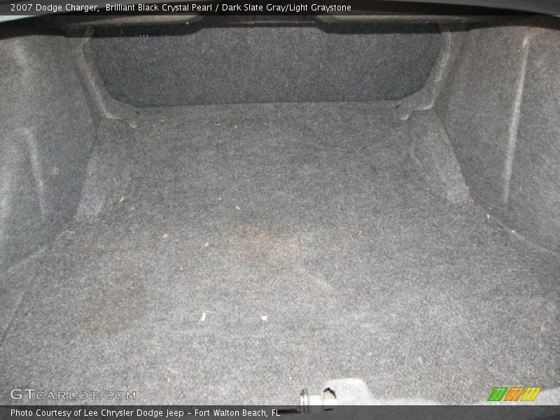 Brilliant Black Crystal Pearl / Dark Slate Gray/Light Graystone 2007 Dodge Charger