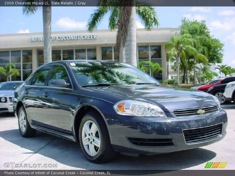 Slate Metallic / Gray 2009 Chevrolet Impala LS