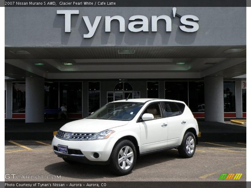 Glacier Pearl White / Cafe Latte 2007 Nissan Murano S AWD